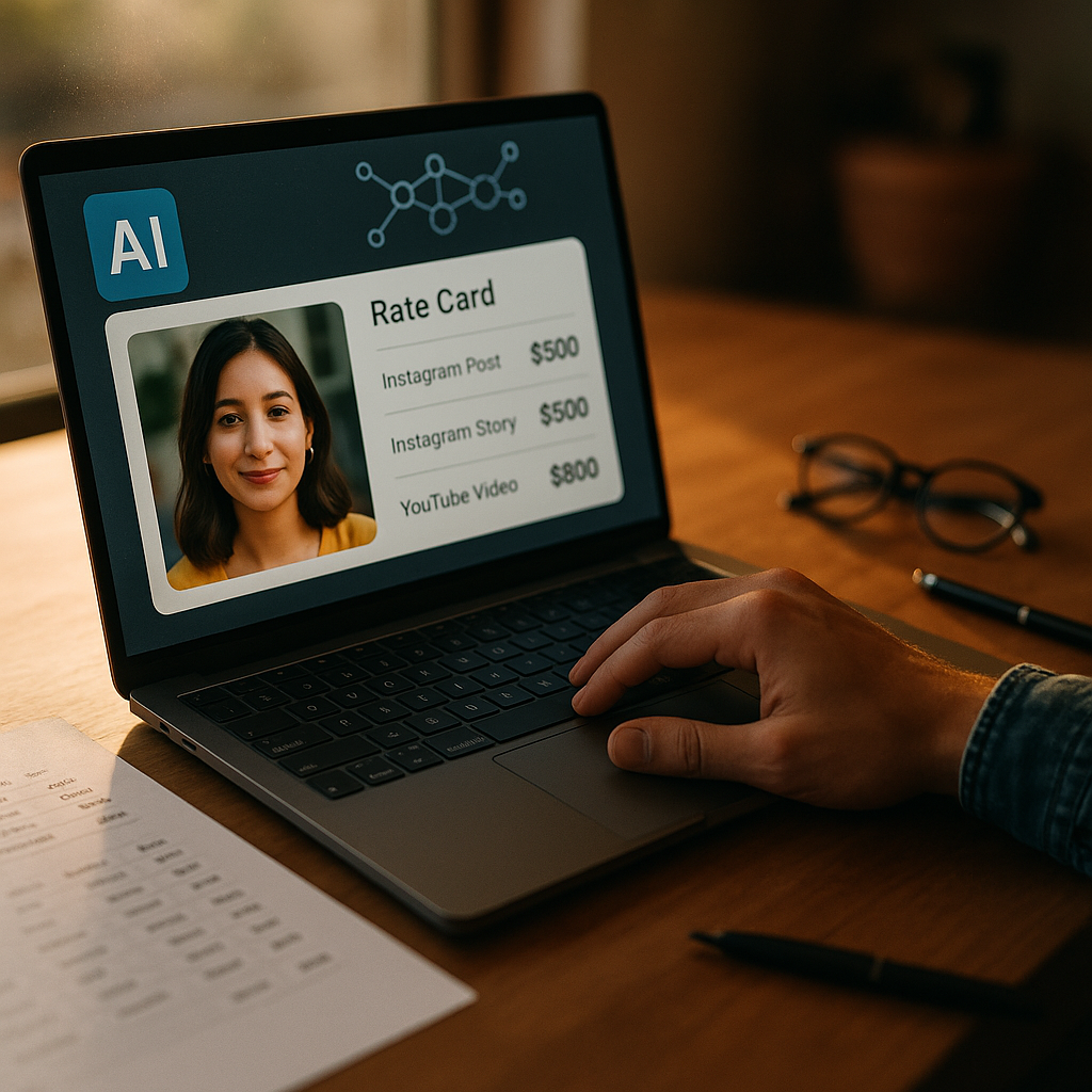 AI Deal Structuring Engines, Automating Creator Rate Cards at Scale