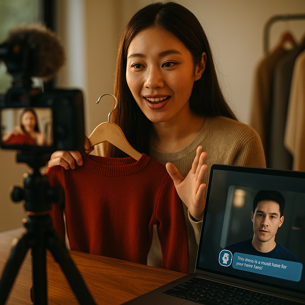 AI Copilots Feed Livestream Hosts Real Time Buying Prompts