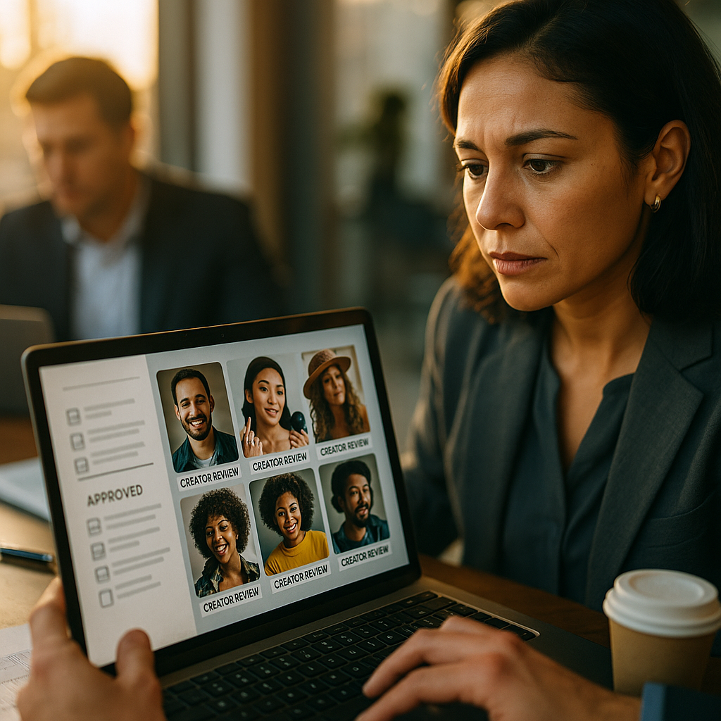 Trust Management Frameworks, Vetting Creators at Enterprise Scale
