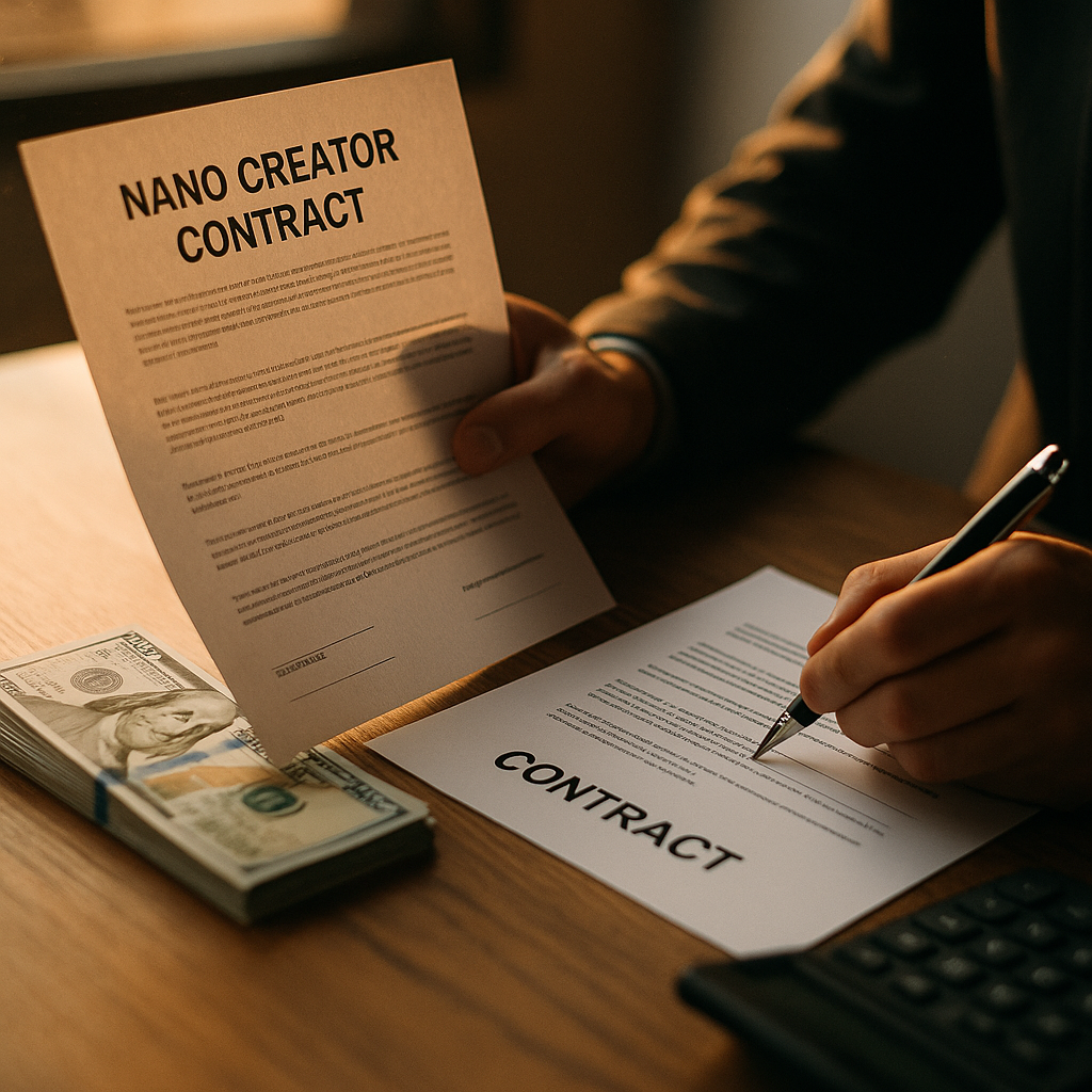 Nano Creator Contracts, Structuring Terms That Protect Margin
