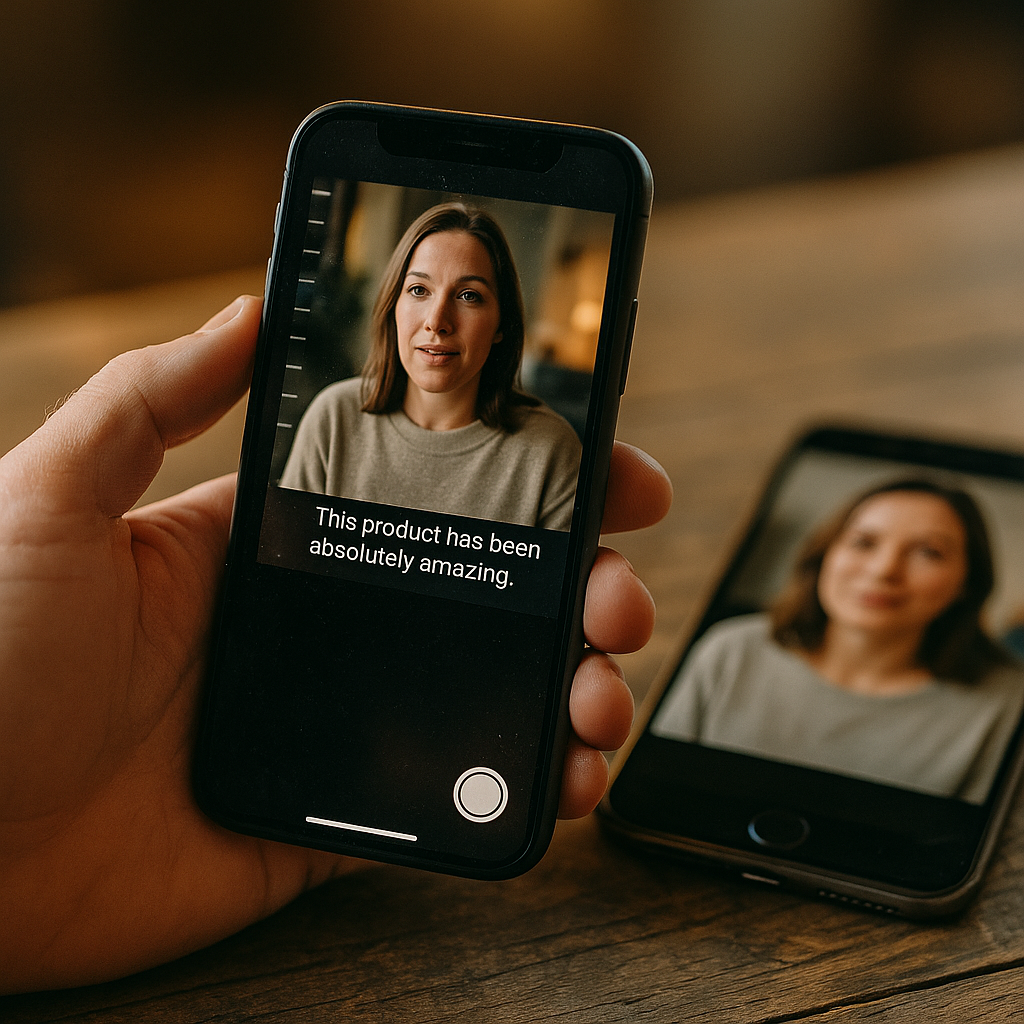 Text Overlay Testimonial Reels, the Raw Cut Beating Polish