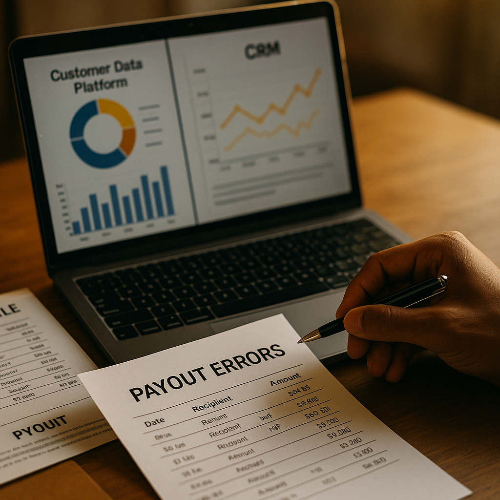 CDP to CRM Feedback Loops Fix Creator Payout Errors