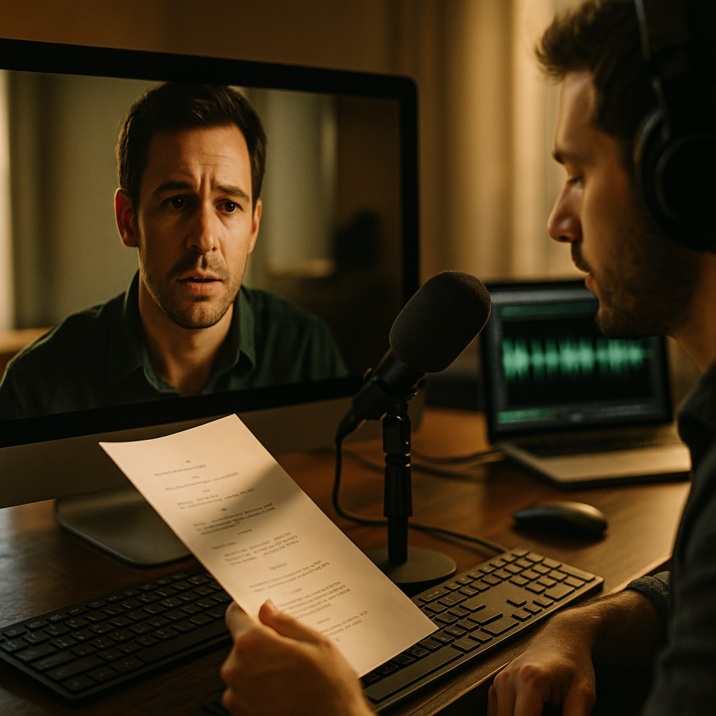 AI Voiceover Overlays, the Script Swap Replacing Reshoots