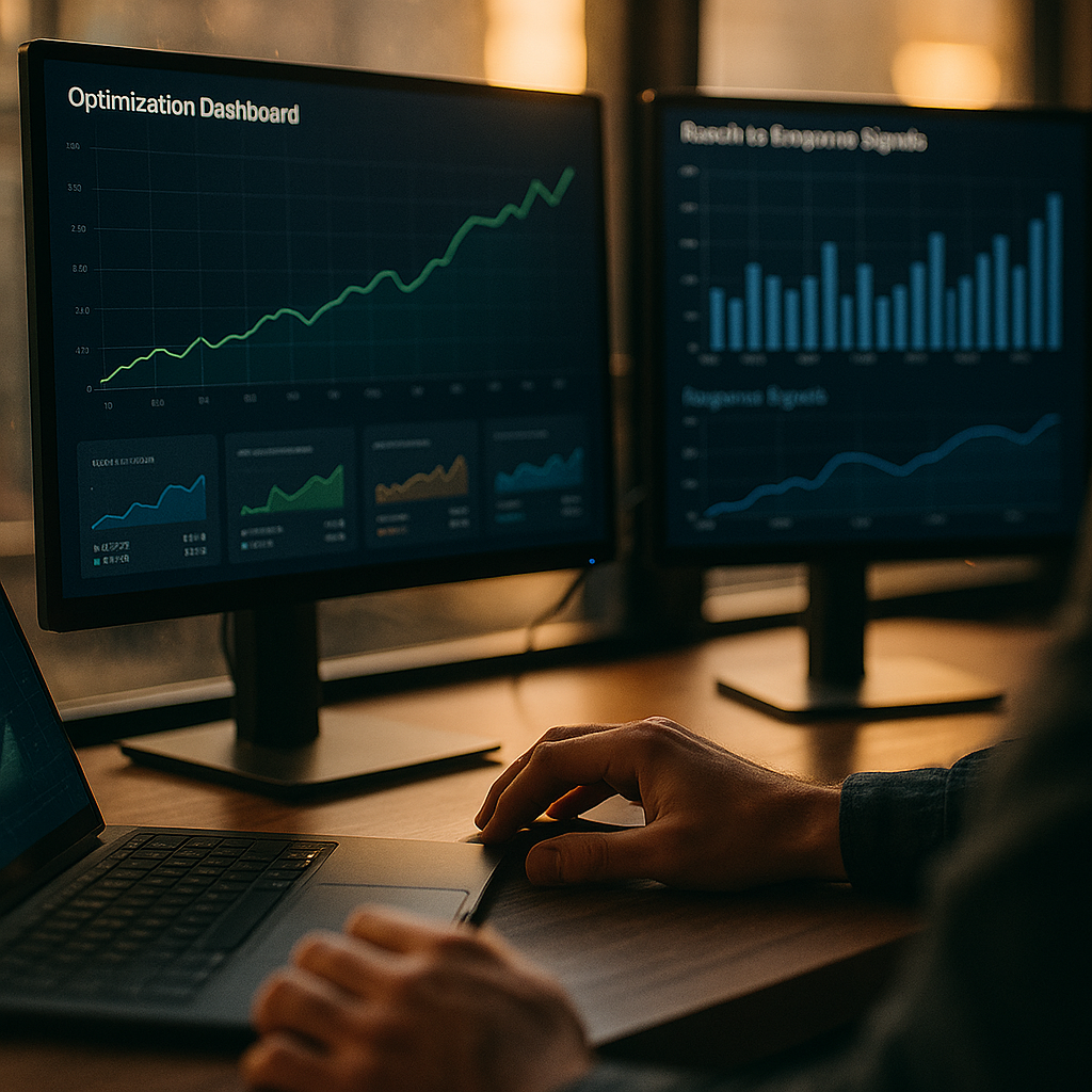 Real Time Optimization Dashboards, Reach vs Response Signals