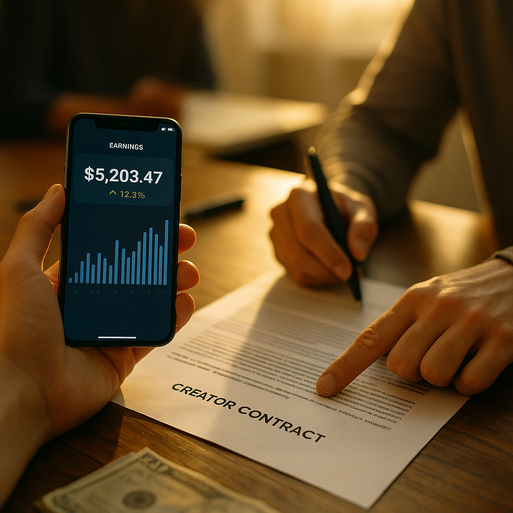 Performance Pay Overtakes Flat Fees, Reshaping Creator Contracts
