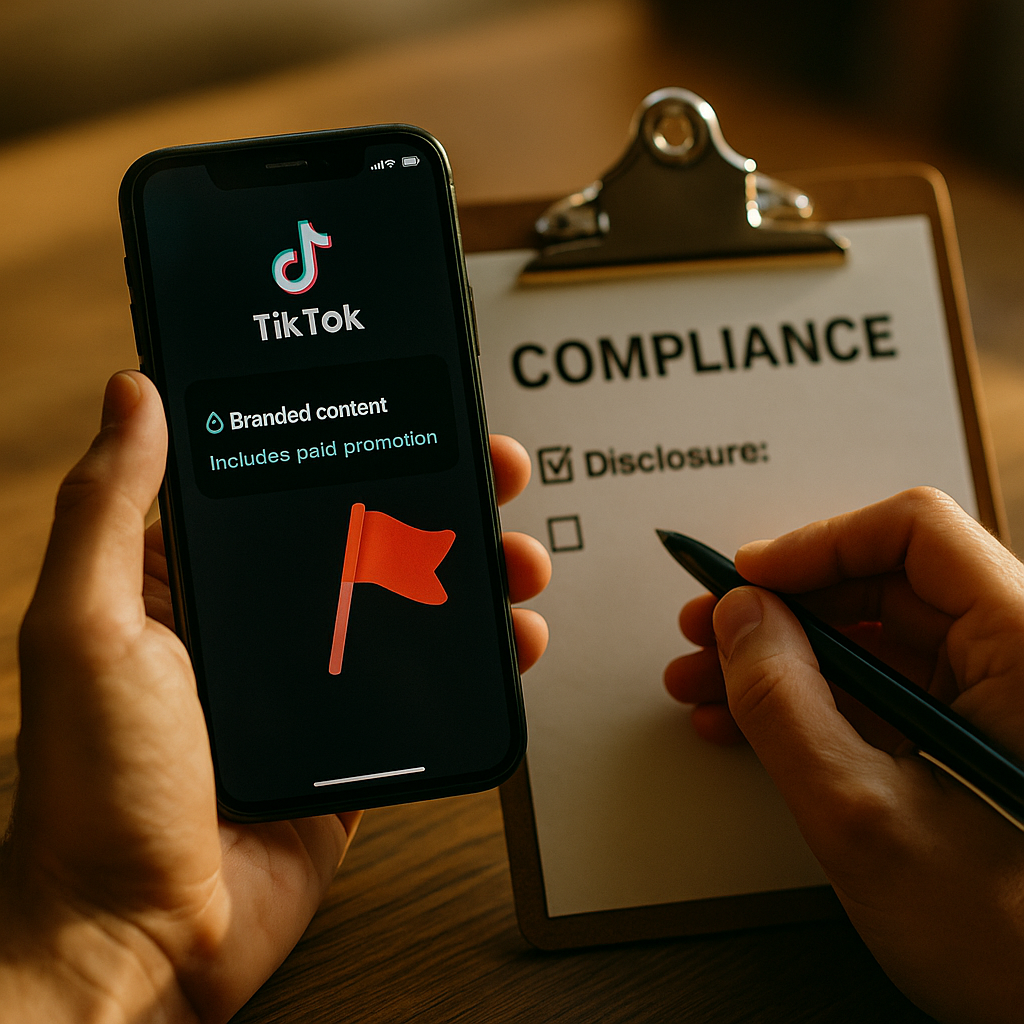 TikTok Automatic Flagging: A Brand Disclosure Compliance Guide