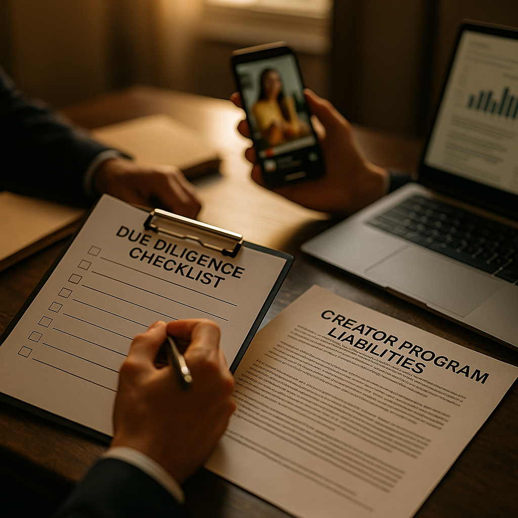M&A Due Diligence Checklist, Uncovering Creator Program Liabilities
