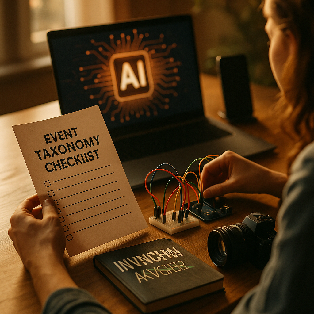 Event Taxonomy Checklist, Wiring AI Ready Influencer Stacks