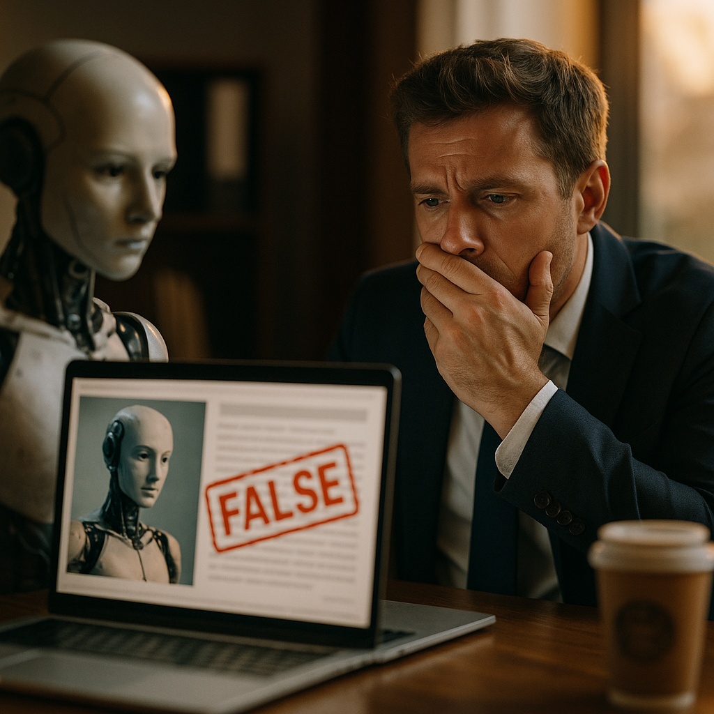 AI Hallucination Risk Pins False Claims on Your Brand