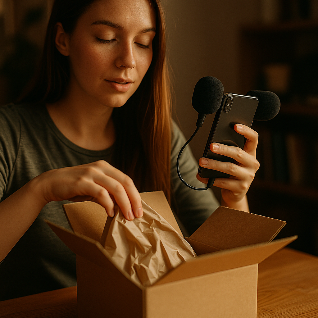 ASMR Unboxing, the Sound Design Brief Driving TikTok Saves
