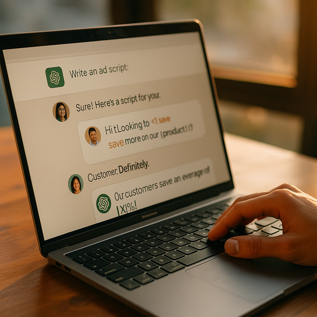 Conversational Ad Scripts, the Format Winning ChatGPT Trust