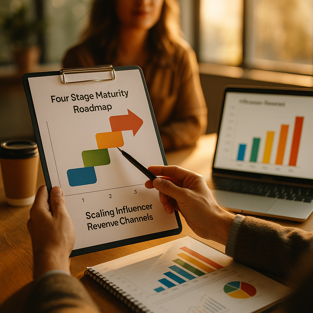 Four Stage Maturity Roadmap, Scaling Influencer Revenue Channels
