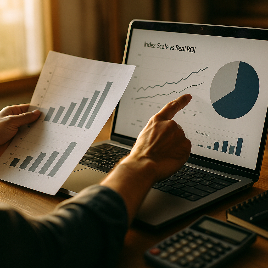 Eukas Creator Commerce OS, Index Scale vs Real ROI