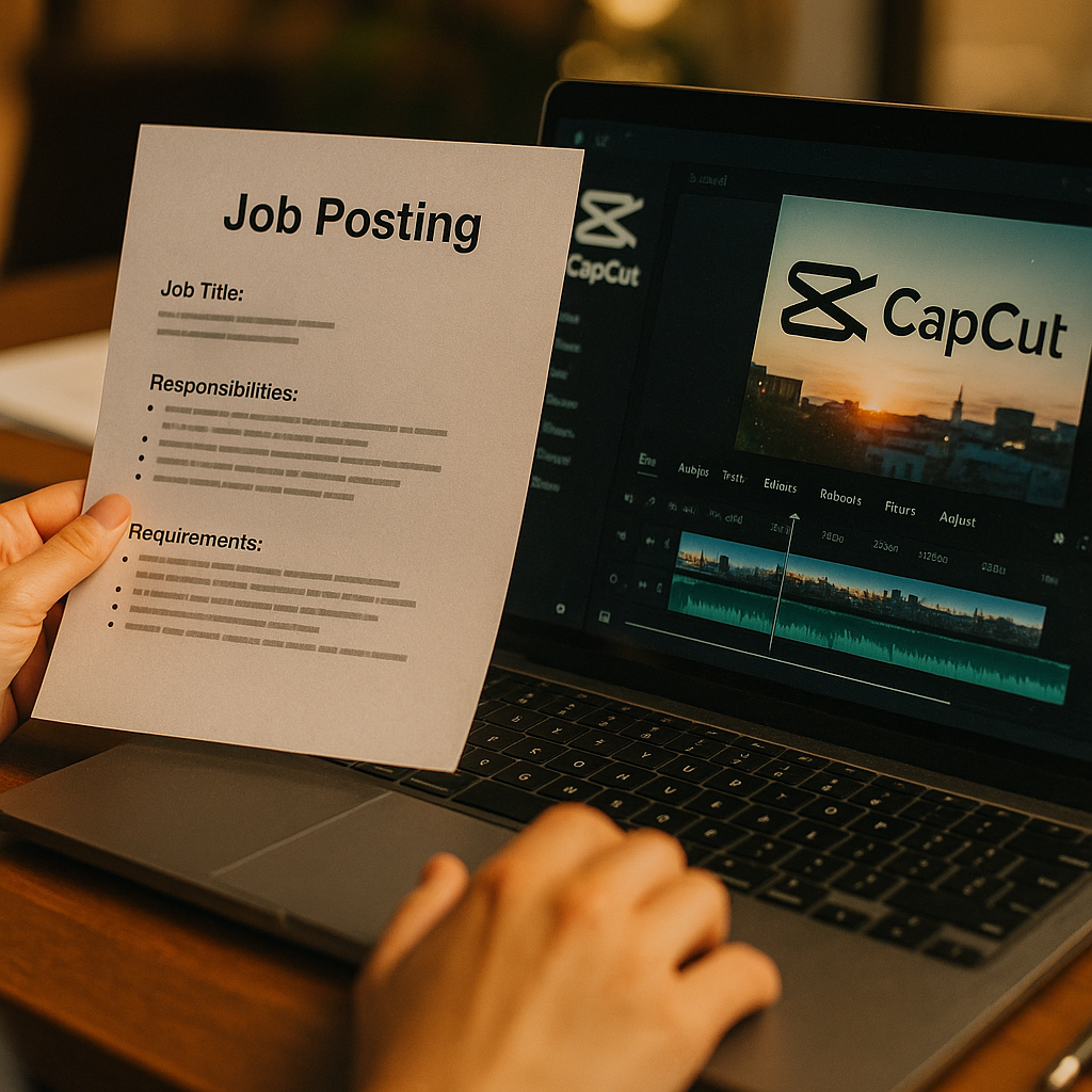 CapCut Skills Requirement Reshapes Marketing Job Postings