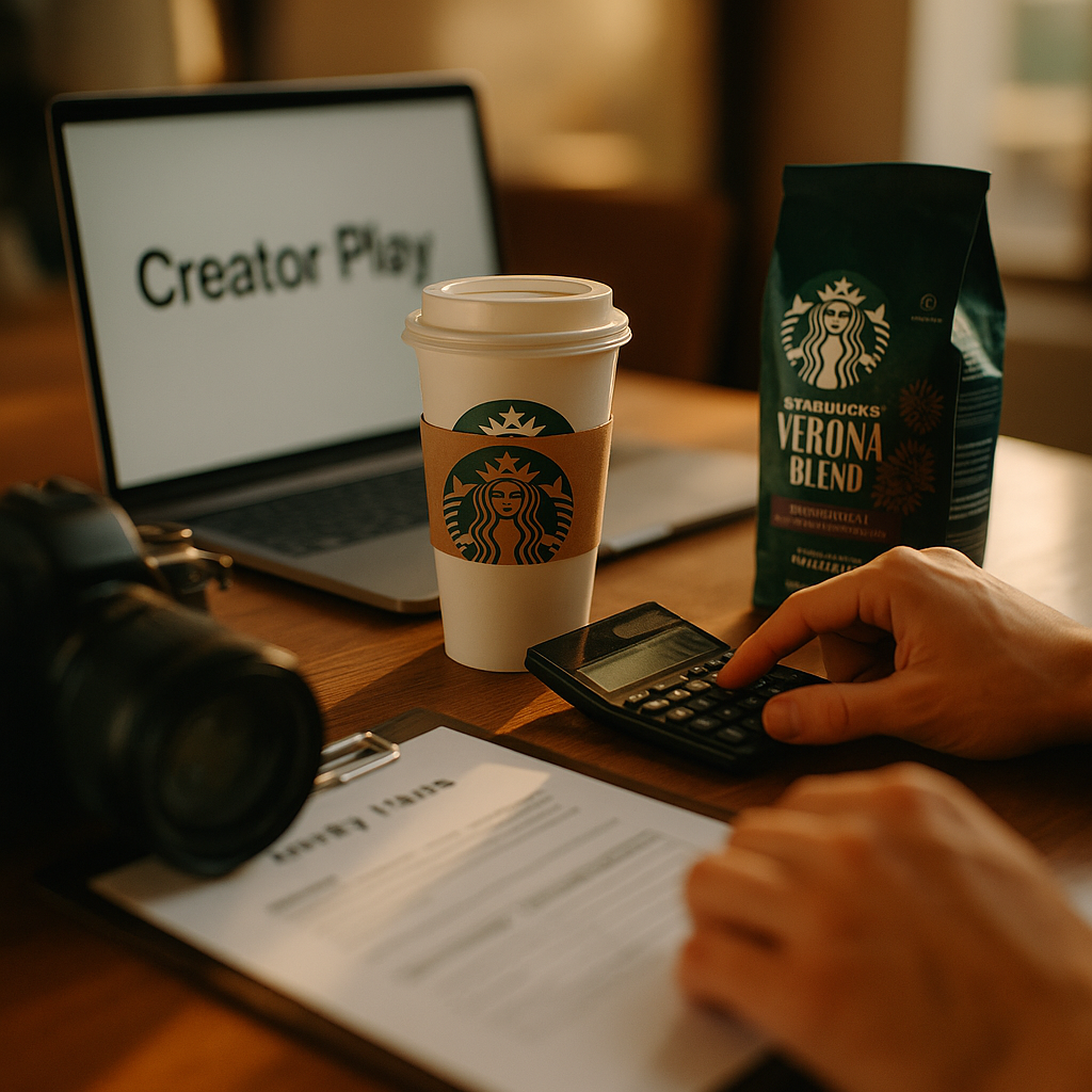 Starbucks Creator Playbook Gives CPG a Budget and Compliance Map