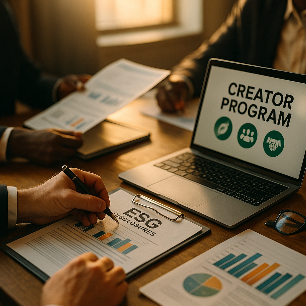 Creator Program ESG Disclosures, What Auditors Expect Now