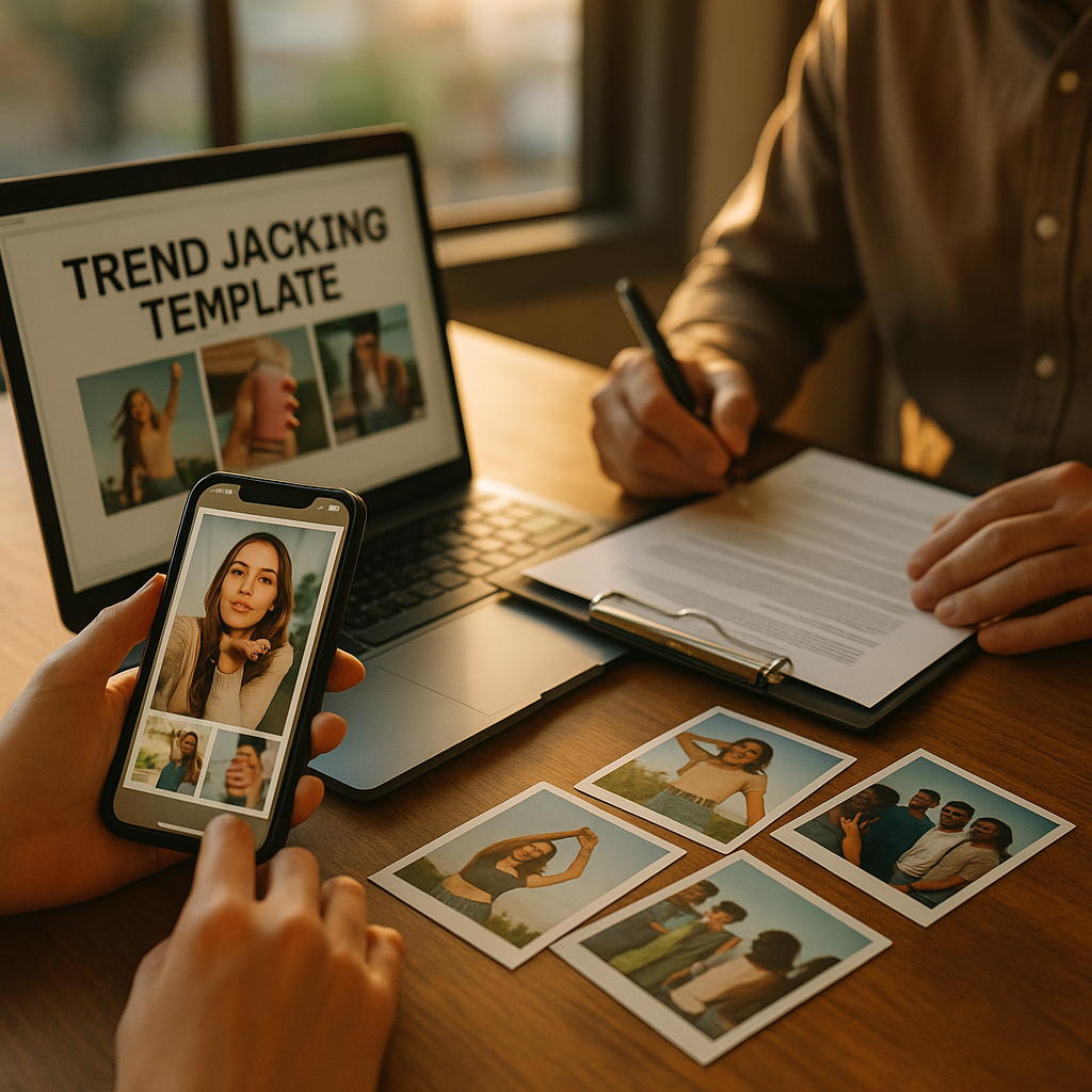 Trend Jacking Templates, Legal UGC Replication in 48 Hours