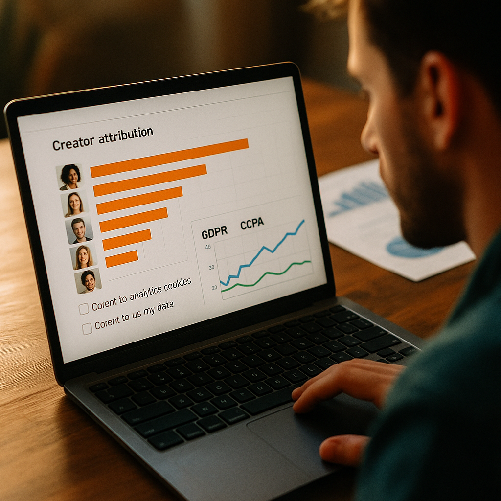 Creator Attribution Dashboards, Closing the GDPR CCPA Consent Gap