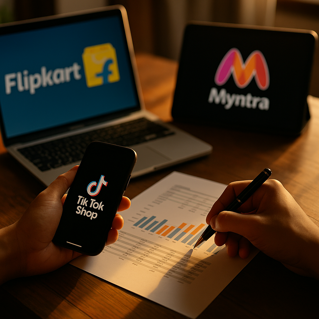 Flipkart, Myntra, and TikTok Shop GMV, Reconciling the Reports