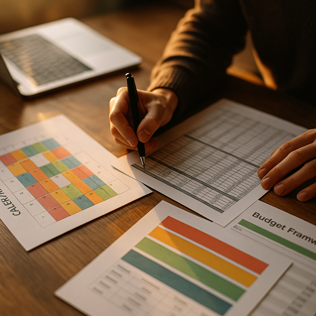 Cross Market Creator Calendars, A Three Layer Budget Framework
