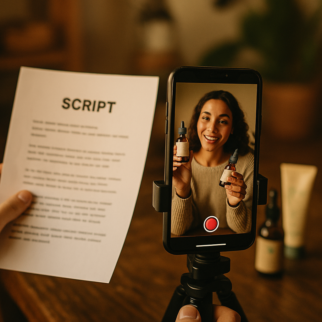 Fake Organic Video Scripts, Blending Paid UGC Into Feeds