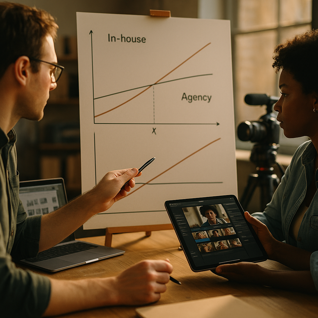 In House vs Agency Creator Production, The Break Even Math