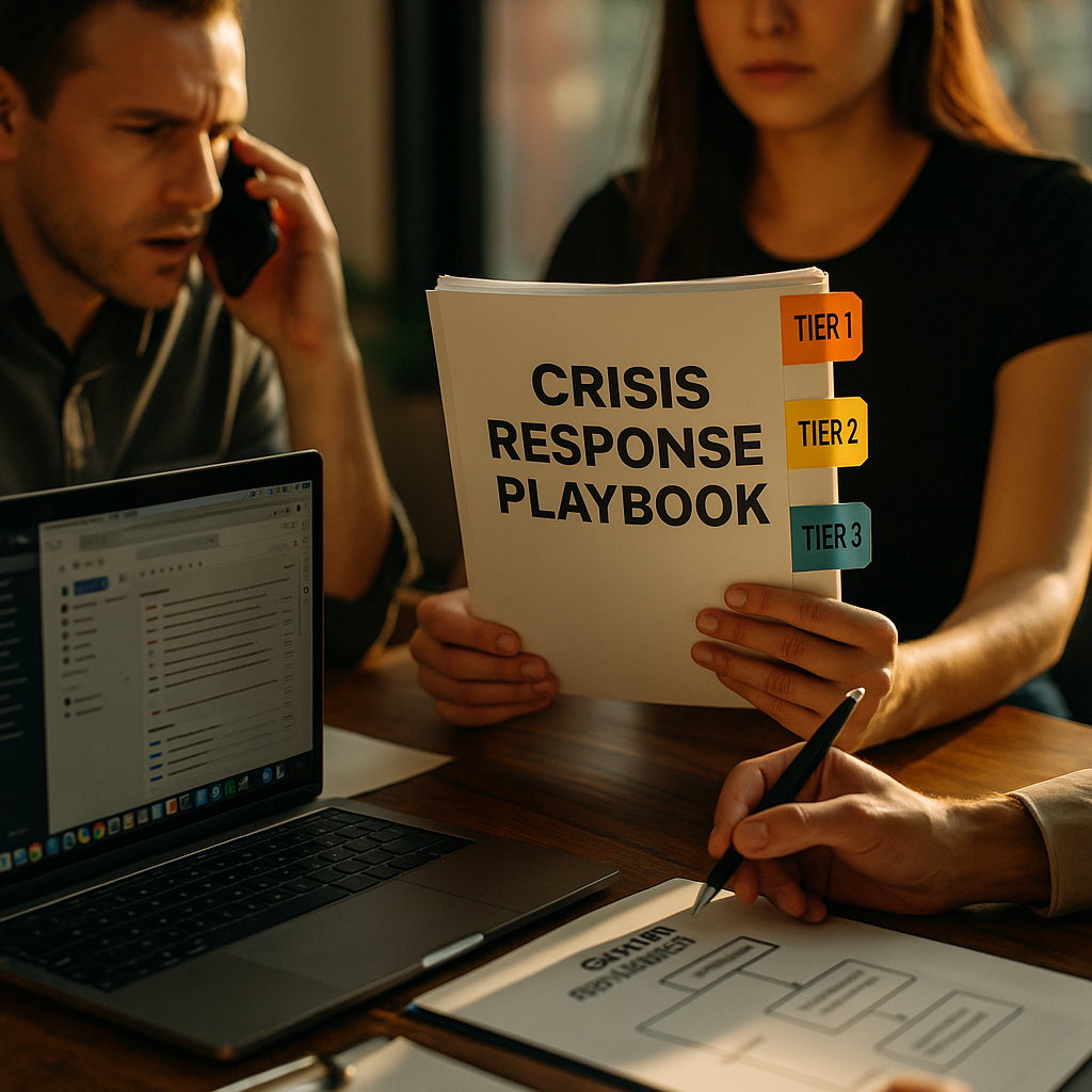 Crisis Response SLA, Tiered Playbook for Creator Partnerships