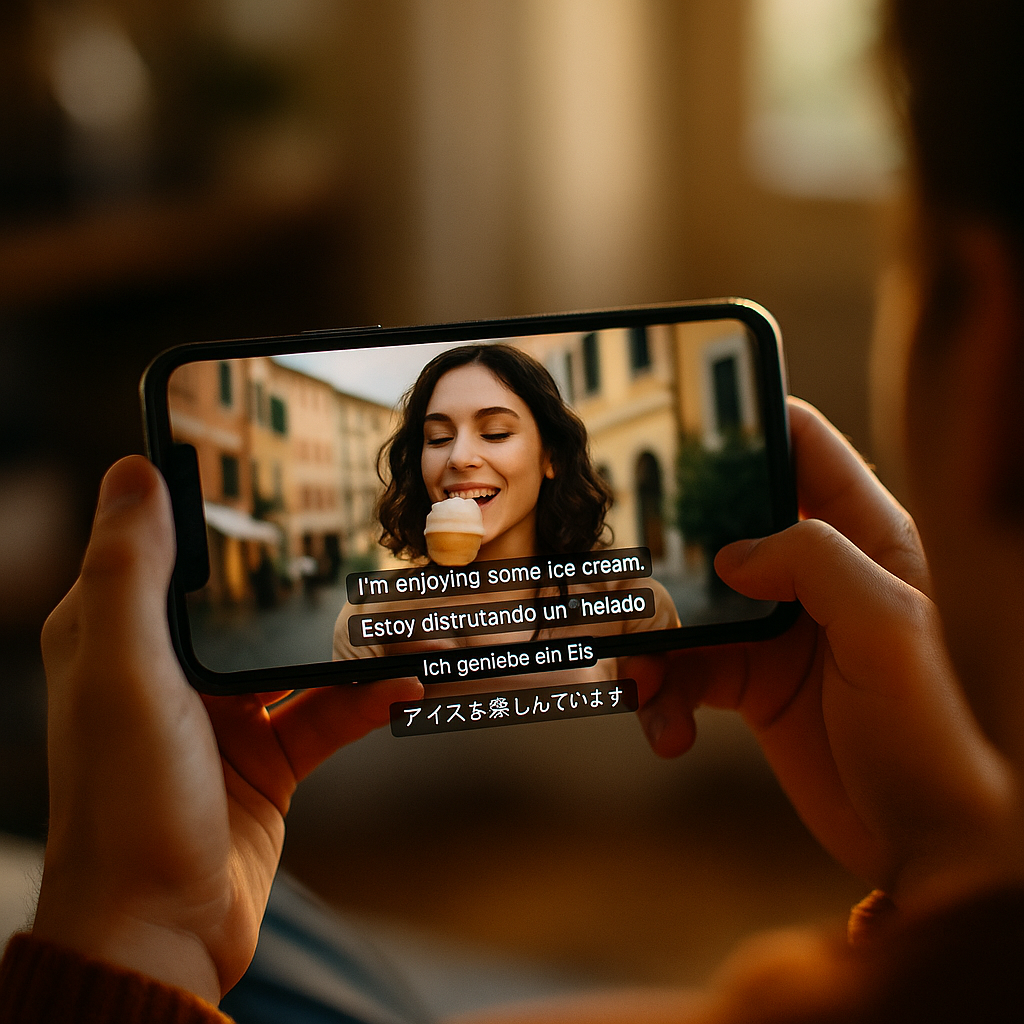 Multi Language Caption Overlays, the Format Guide for Global UGC