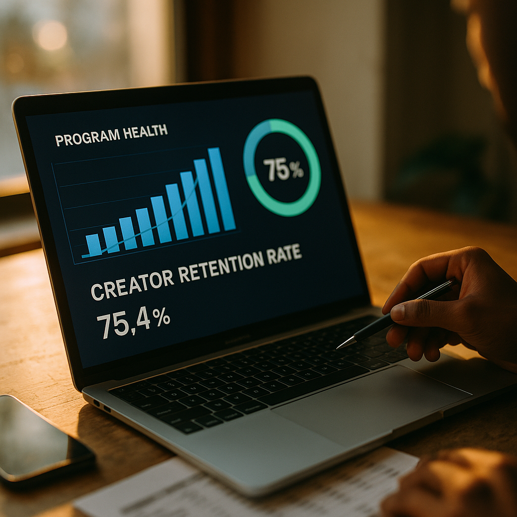 Creator Retention Rate Becomes the New Program Health Metric