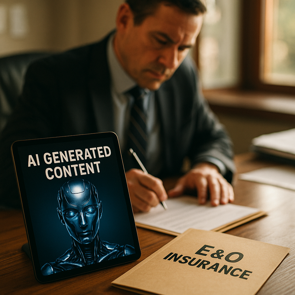 AI Generated Content E and O Insurance, Closing the Liability Gap