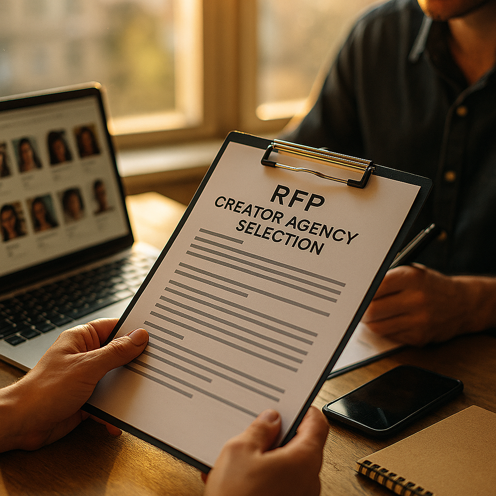 RFP for Creator Agency Selection, A Brand Side Template