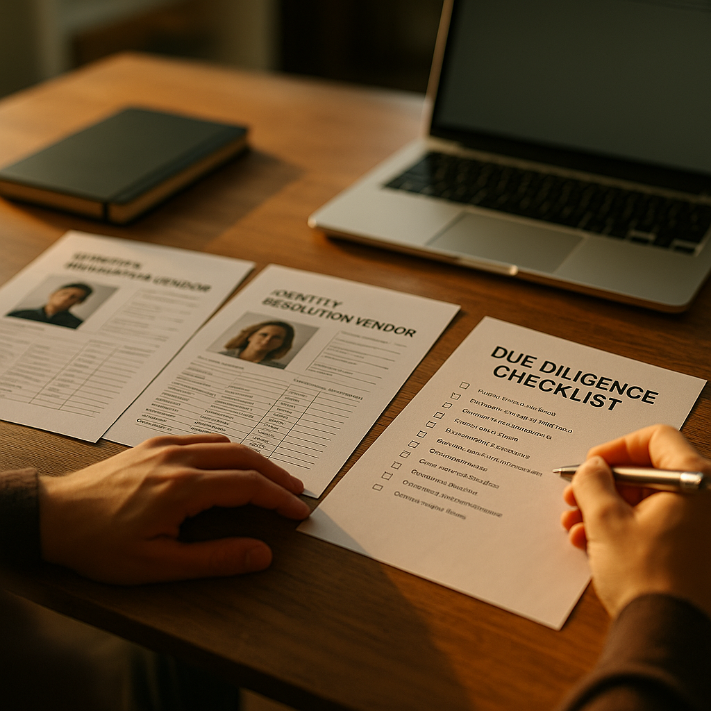Identity Resolution Vendors, A Due Diligence Checklist for Creators