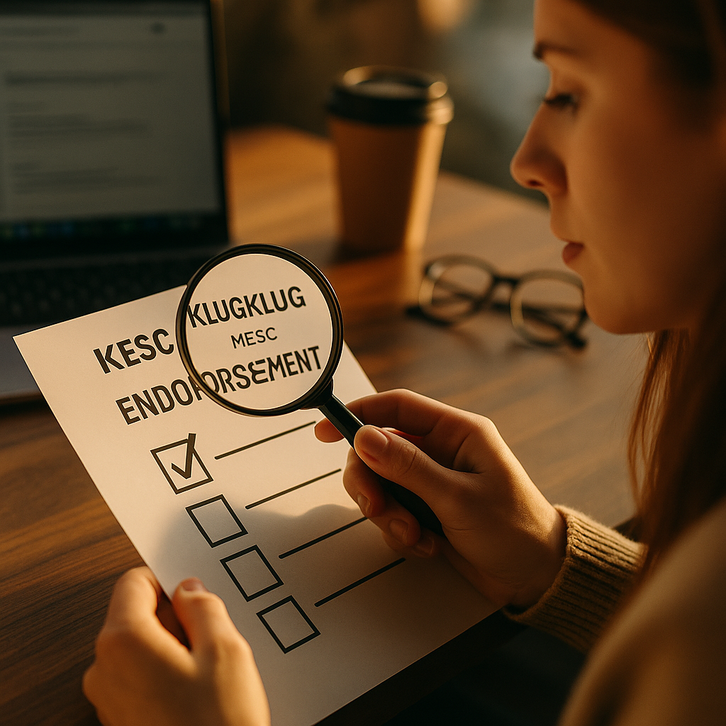 KlugKlug MESC Endorsement, What It Actually Vets for Brands
