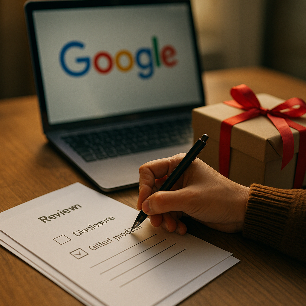 Google Gifted Review Guidelines, Closing the Disclosure Loophole