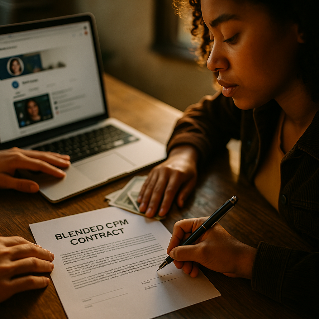 Blended CPM Contracts, Closing the Creator Misclassification Gap