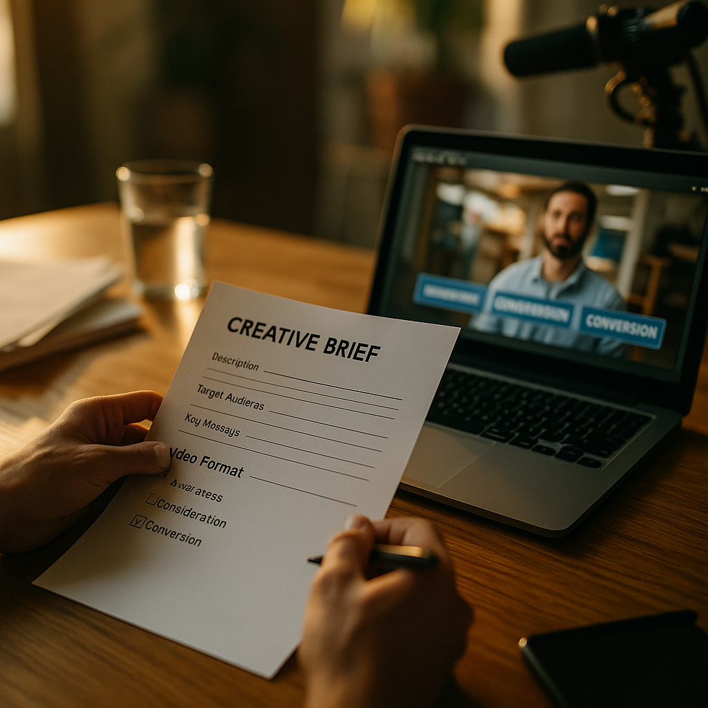 Job Specific Creative Briefs, Matching Video Format to Funnel Job