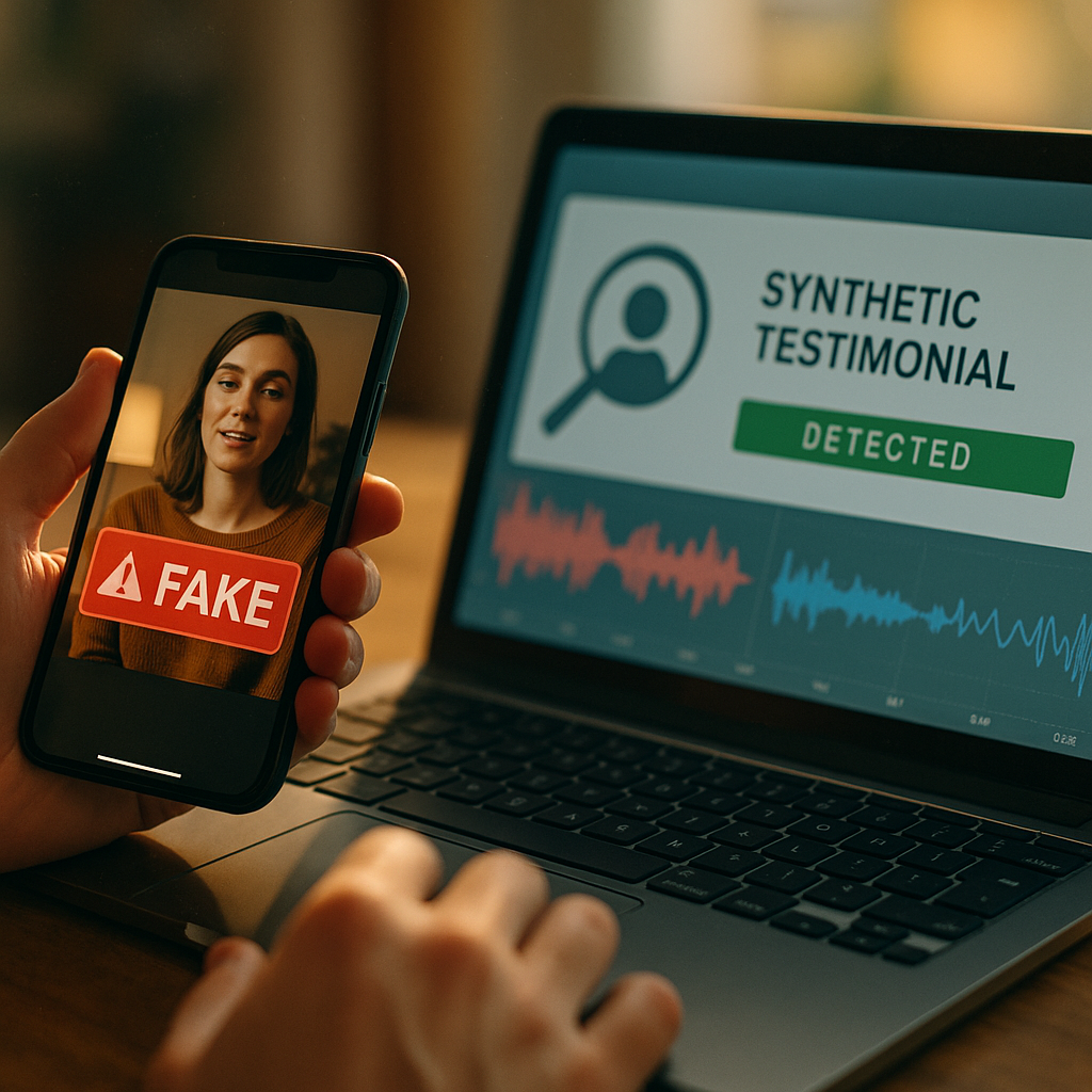 Synthetic Testimonial Detection Tools Stop Fake UGC Pre Air