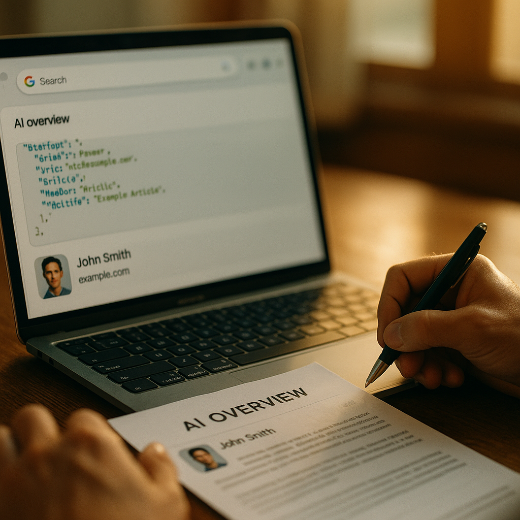 Structured Data and Verified Authors Win AI Overview Citations