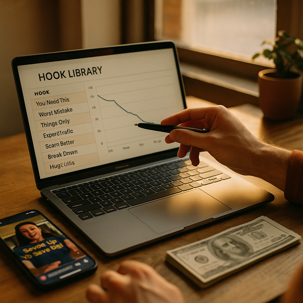 Hook Libraries, the Reusable System Cutting Paid Social CPA