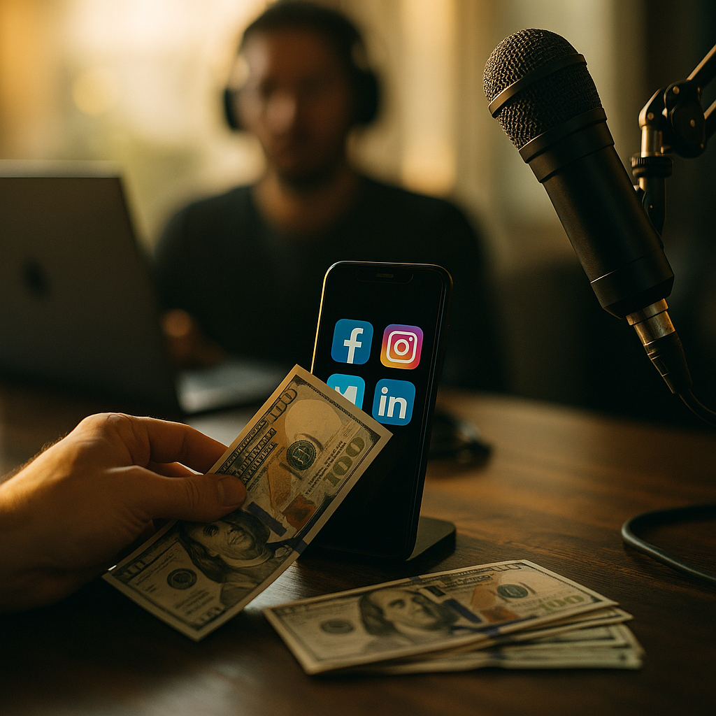 Podcast Sponsorship Arbitrage, Shifting Social Dollars Into Audio