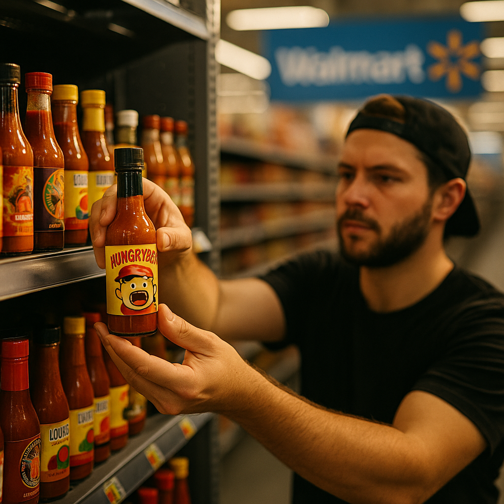 How GameSquares Hungryboy Hot Sauce Landed a Walmart Shelf Spot