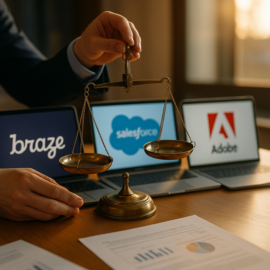 Braze, Salesforce, Adobe AI Agents Weighed on Risk and ROI