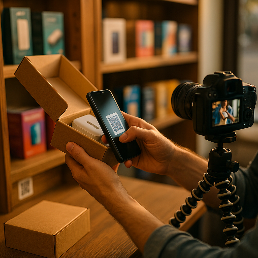 Phygital Unboxing, How QR Shelf Tags Drive Creator Video Sales