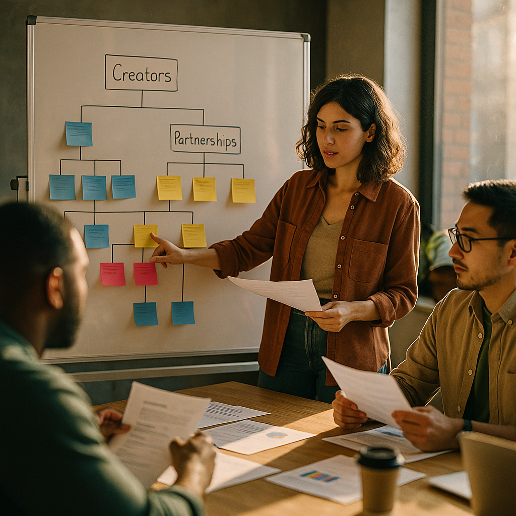 Creator Partnership Org Charts, Structuring Teams Past Founder Mode
