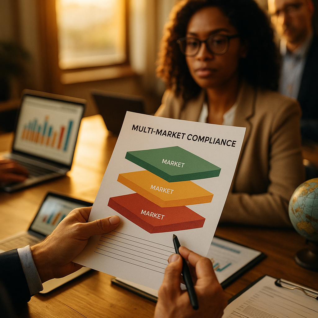 Multi Market Compliance, A Three Layer Framework for Scale