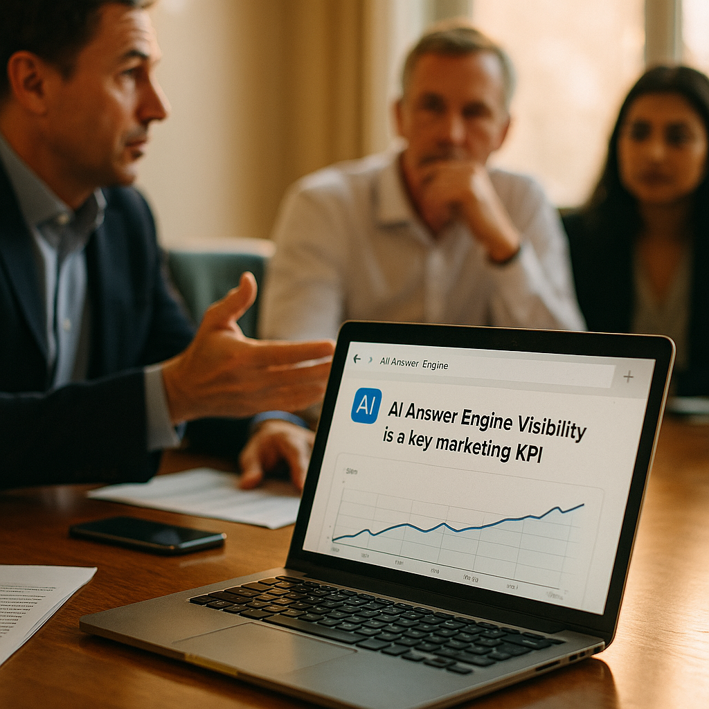 AI Answer Engine Visibility Becomes Board Level Marketing KPI