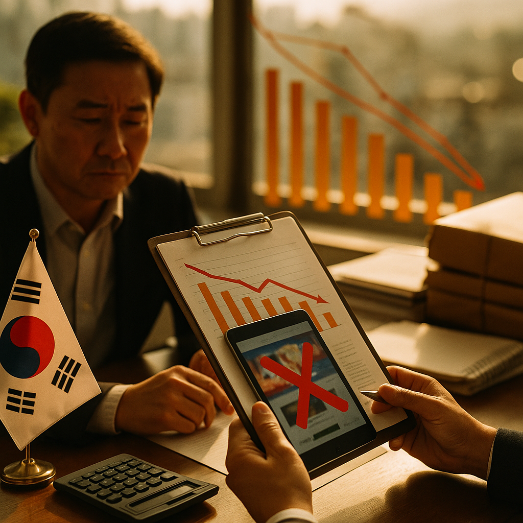 South Korea Ad Penalty Hike, Signaling Global Budget Risk
