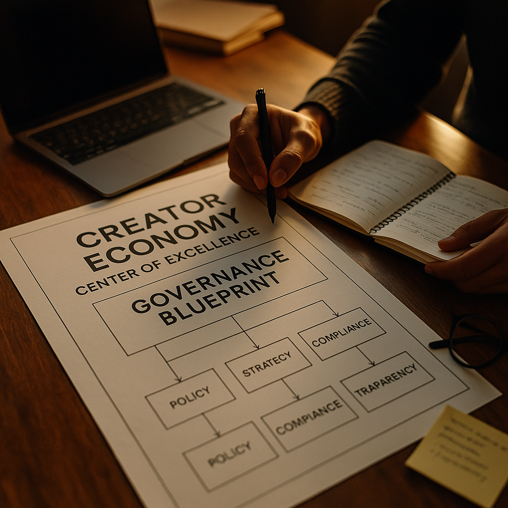 Creator Economy Center of Excellence, A Governance Blueprint