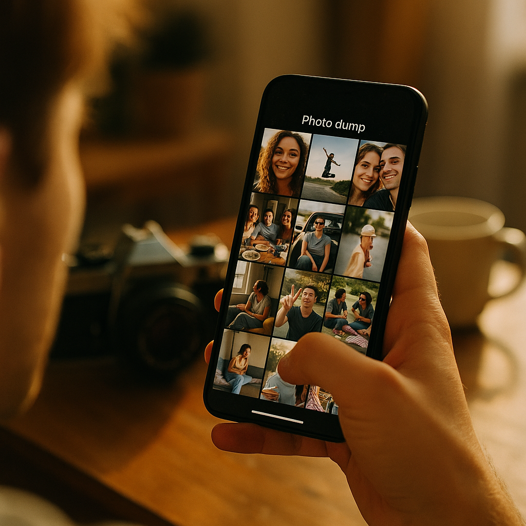 Photo Dump Format, Why Low Polish Carousels Win Engagement