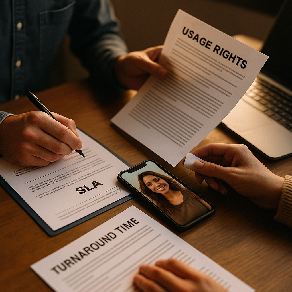 UGC Agency SLAs, Turnaround Terms and Usage Rights That Hold